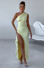 Delaney Maxi Dress - Lemon - Napalia