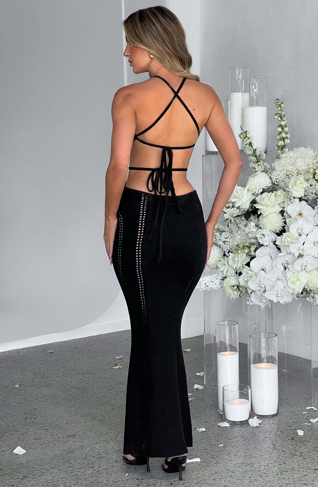 Delia Maxi Dress - Black - Napalia