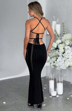 Delia Maxi Dress - Black - Napalia