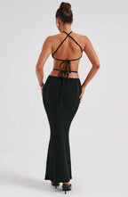 Delia Maxi Dress - Black - Napalia