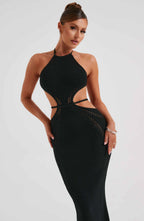 Delia Maxi Dress - Black - Napalia