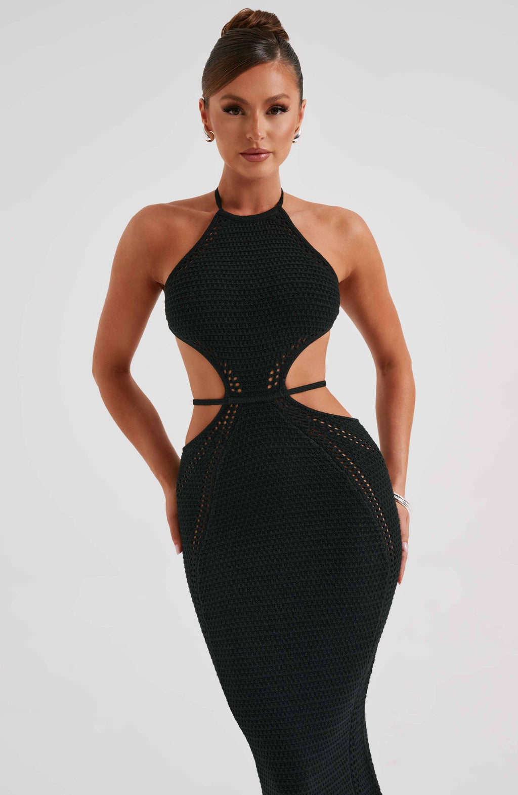 Delia Maxi Dress - Black - Napalia