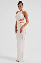 Delia Maxi Dress - White - Napalia