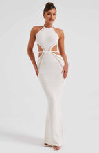 Delia Maxi Dress - White - Napalia