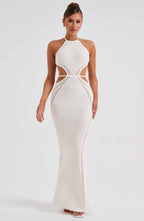 Delia Maxi Dress - White - Napalia