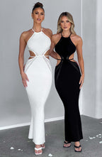 Delia Maxi Dress - White - Napalia