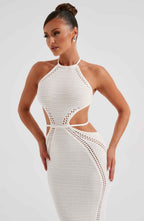 Delia Maxi Dress - White - Napalia