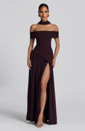 Delilah Maxi Dress - Plum - Napalia