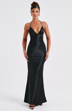 Delphine Maxi Dress - Black - Napalia