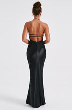 Delphine Maxi Dress - Black - Napalia