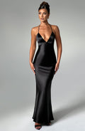 Delphine Maxi Dress - Black - Napalia