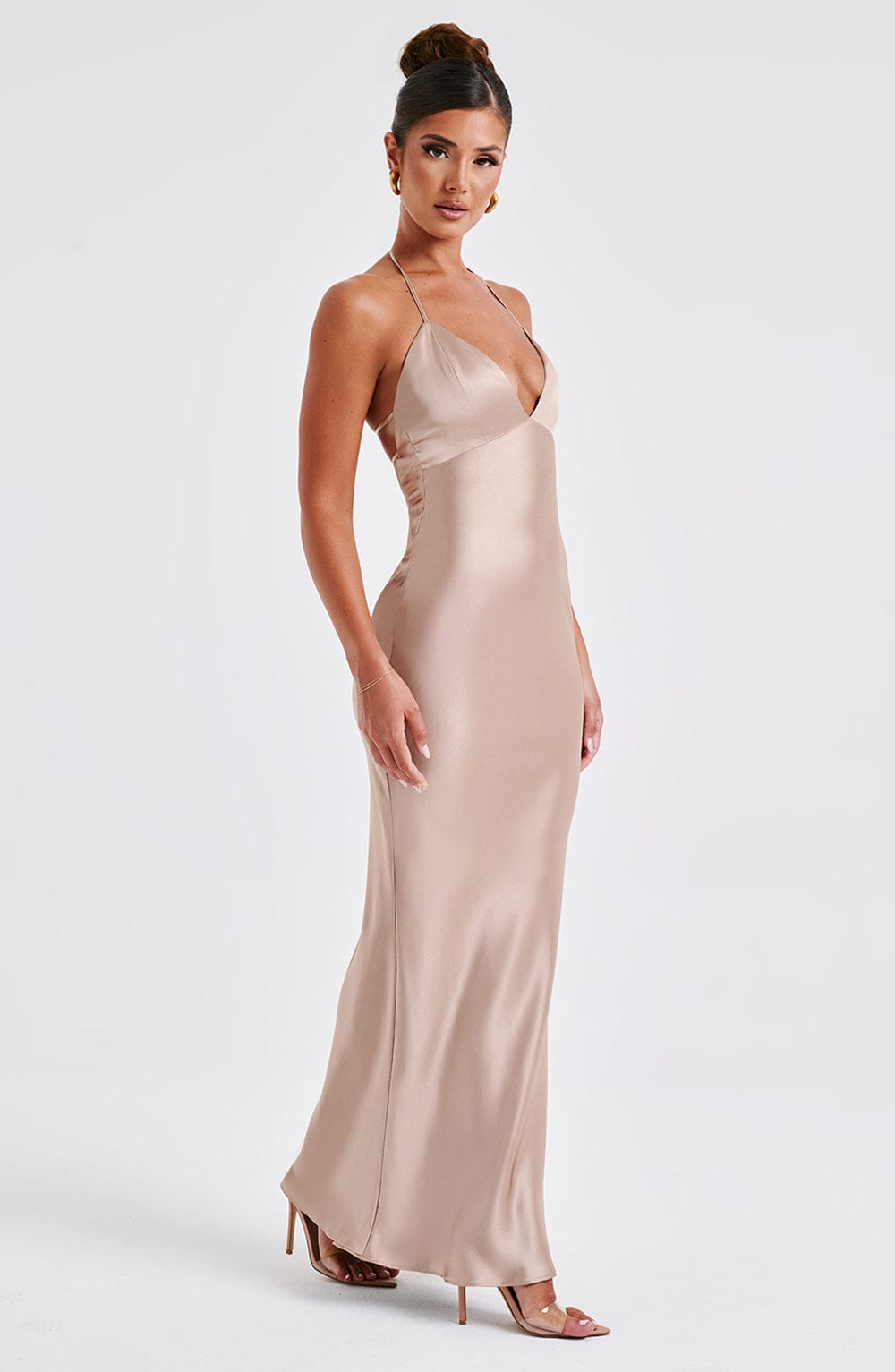 Delphine Maxi Dress - Champagne - Napalia