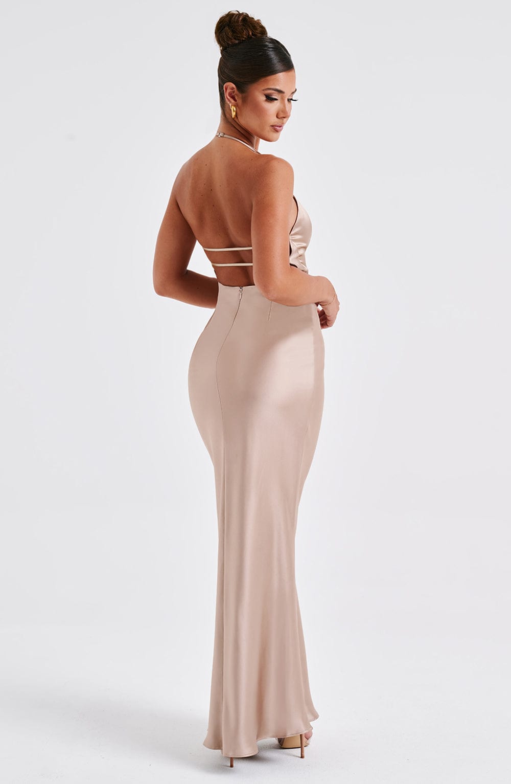 Delphine Maxi Dress - Champagne - Napalia