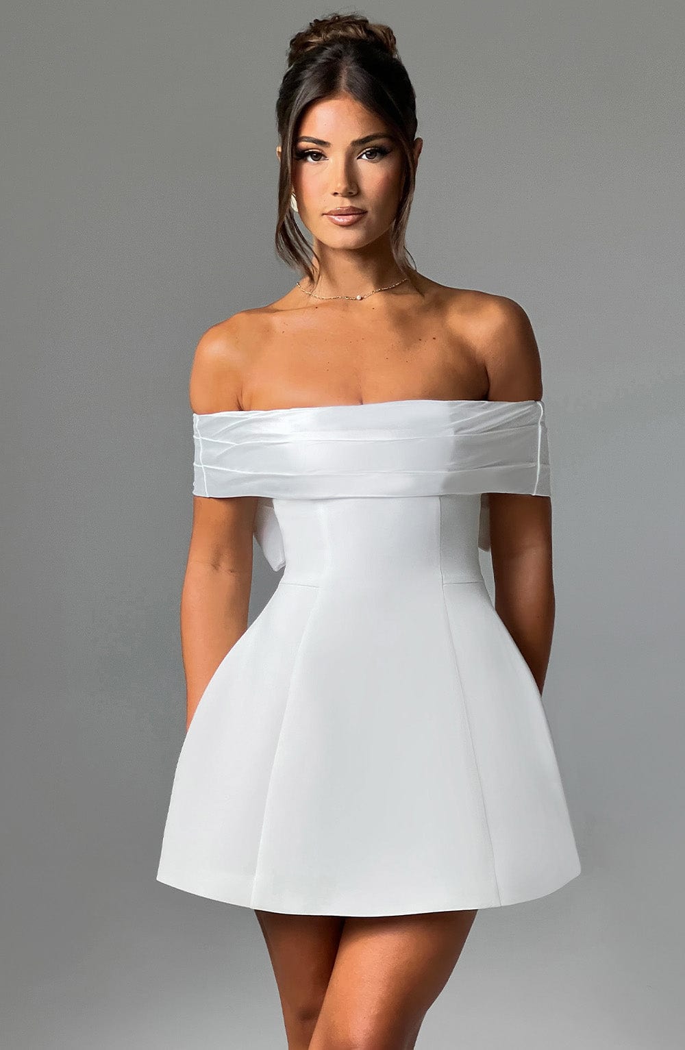 Delta Mini Dress - Ivory - Napalia