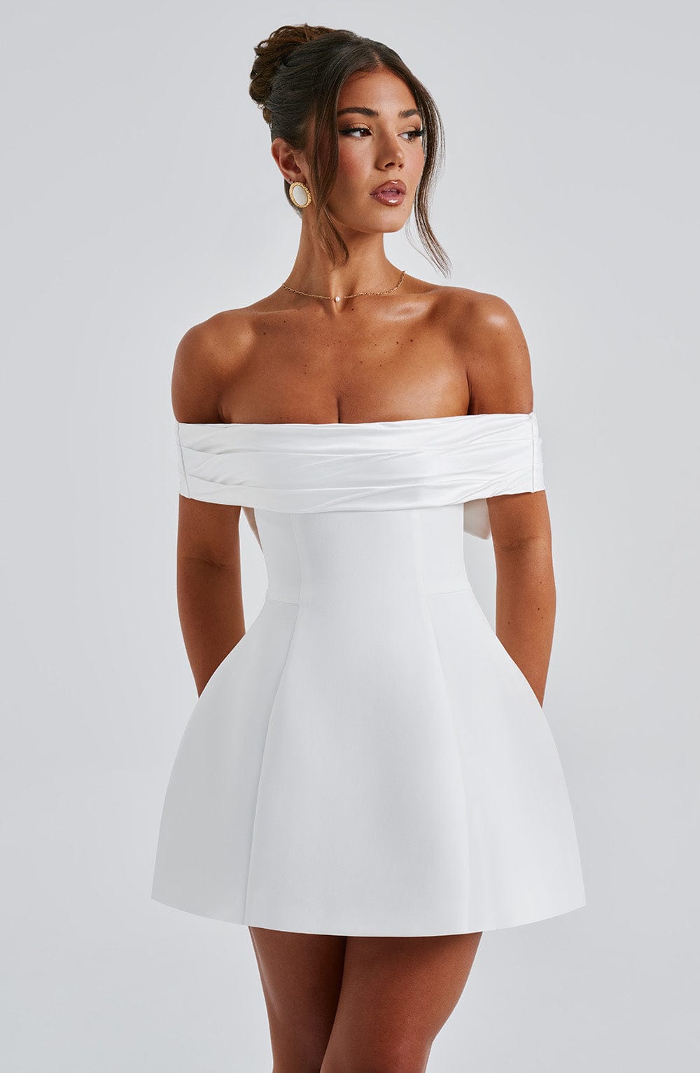 Delta Mini Dress - Ivory - Napalia