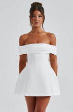 Delta Mini Dress - Ivory - Napalia