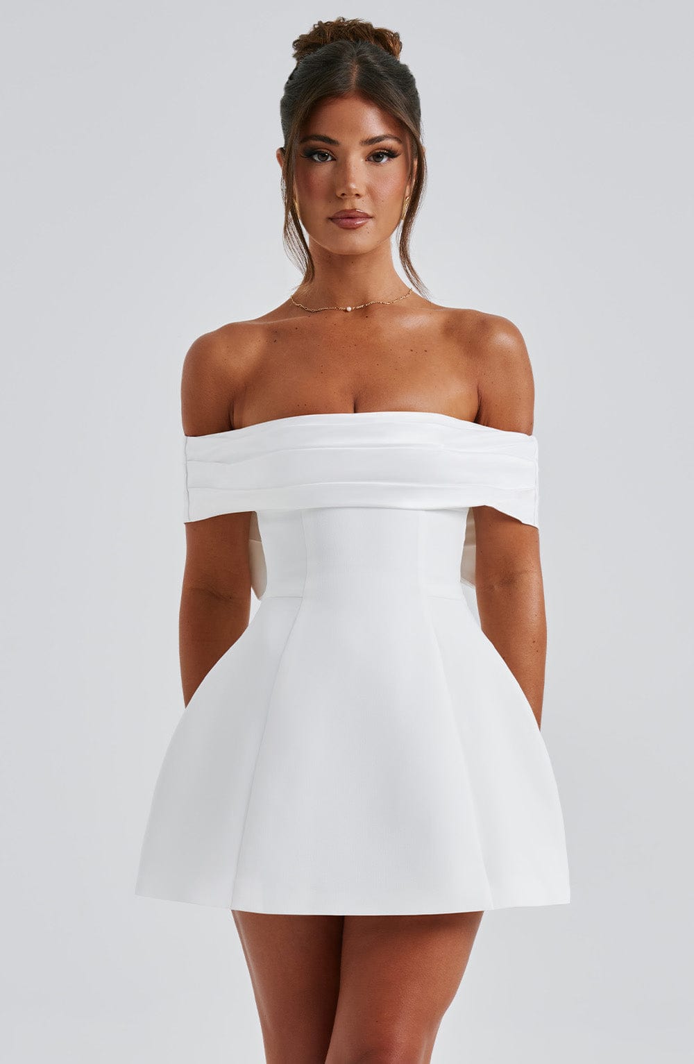 Delta Mini Dress - Ivory - Napalia