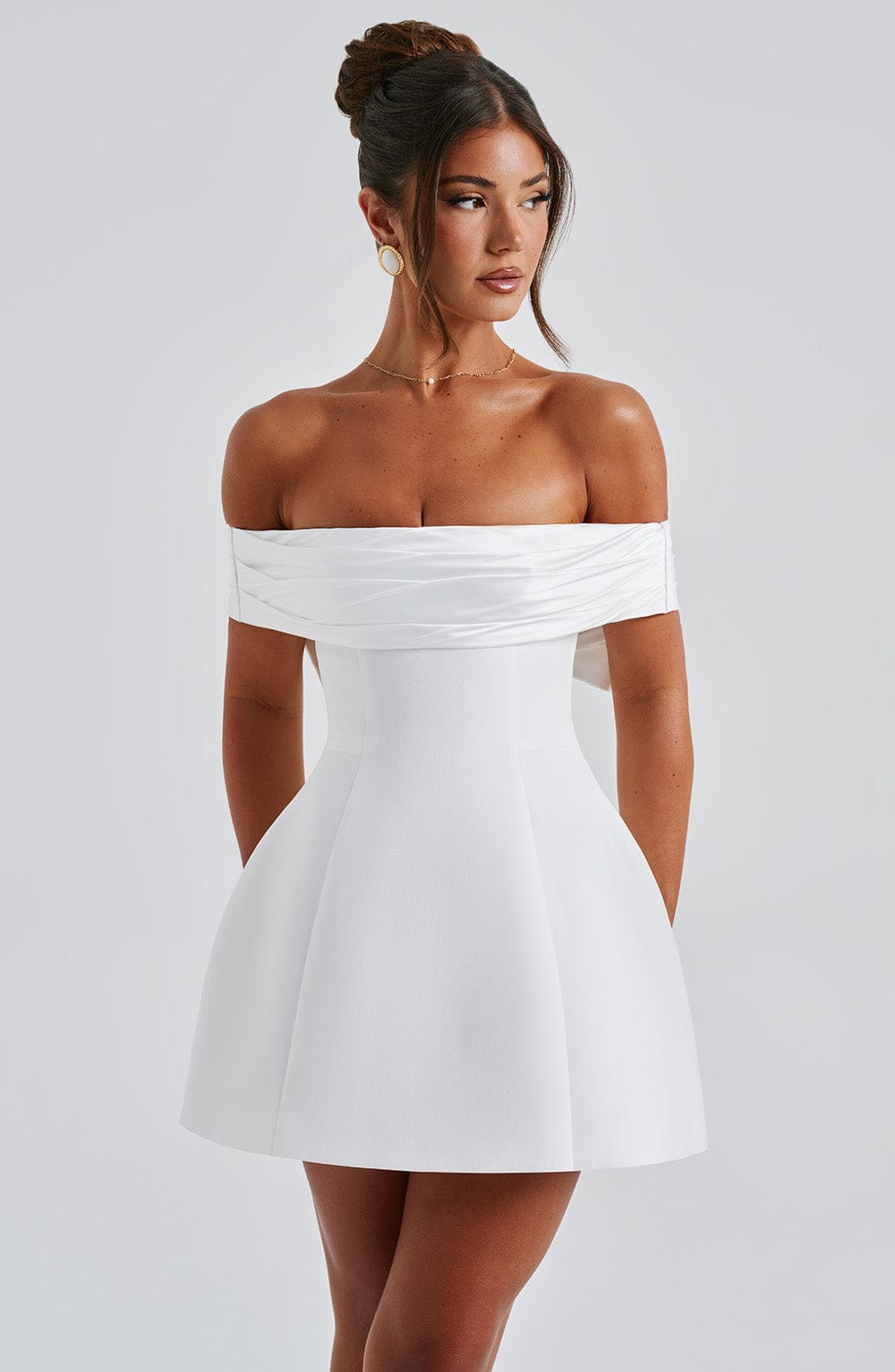 Delta Mini Dress - Ivory - Napalia