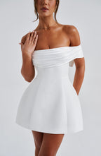 Delta Mini Dress - Ivory - Napalia
