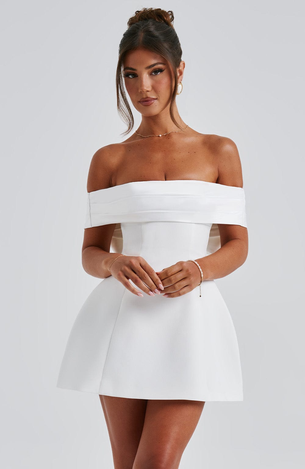 Delta Mini Dress - Ivory - Napalia