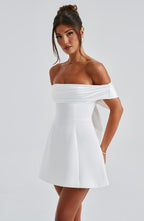 Delta Mini Dress - Ivory - Napalia