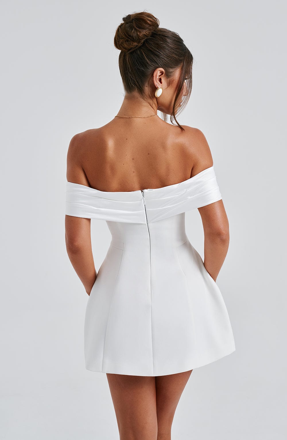 Delta Mini Dress - Ivory - Napalia