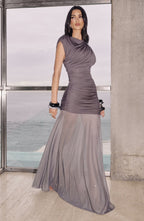 Demelza Maxi Dress - Charcoal - Napalia
