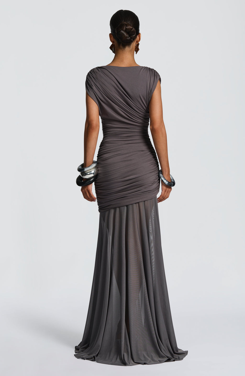 Demelza Maxi Dress - Charcoal - Napalia