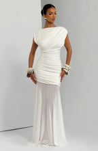 Demelza Maxi Dress - Ivory - Napalia