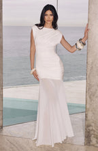 Demelza Maxi Dress - Ivory - Napalia