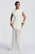 Demelza Maxi Dress - Ivory - Napalia