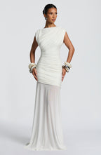 Demelza Maxi Dress - Ivory - Napalia