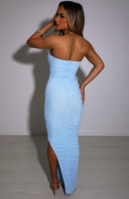 Demi Maxi Dress - Baby Blue - Napalia