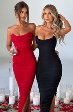 Demi Maxi Dress - Black - Napalia