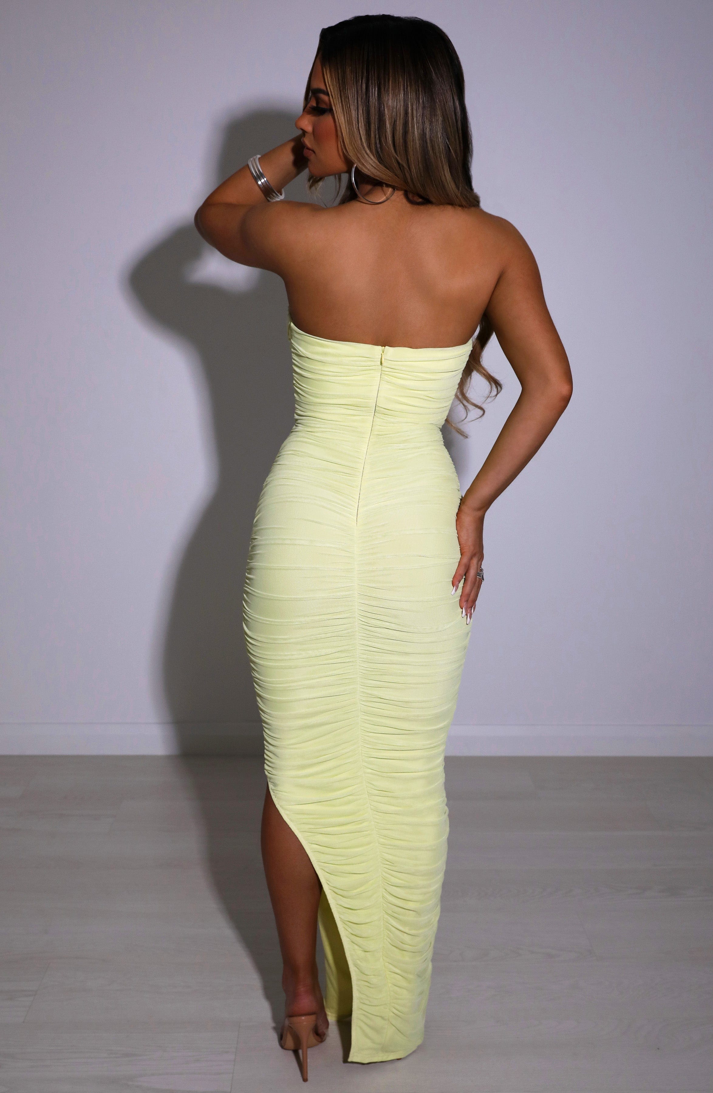 Demi Maxi Dress - Lime - Napalia
