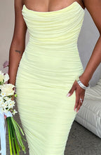 Demi Maxi Dress - Lime - Napalia