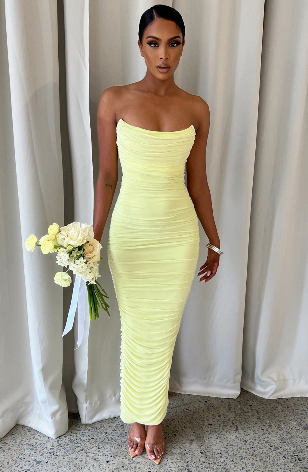 Demi Maxi Dress - Lime - Napalia