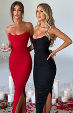 Demi Maxi Dress - Red - Napalia