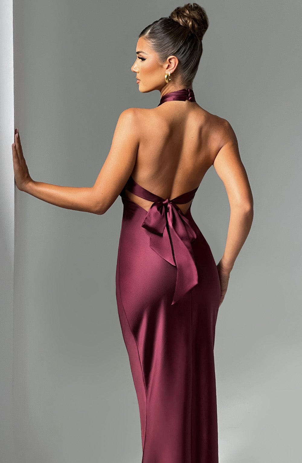 Dimitra Maxi Dress - Burgundy - Napalia