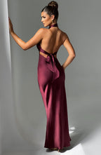 Dimitra Maxi Dress - Burgundy - Napalia