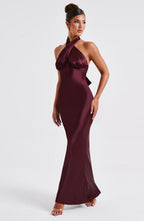 Dimitra Maxi Dress - Burgundy - Napalia