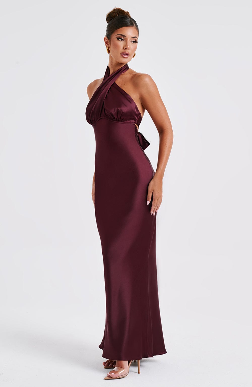 Dimitra Maxi Dress - Burgundy - Napalia