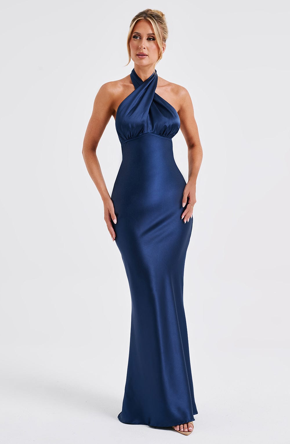 Dimitra Maxi Dress - Navy - Napalia