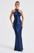 Dimitra Maxi Dress - Navy - Napalia