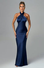 Dimitra Maxi Dress - Navy - Napalia