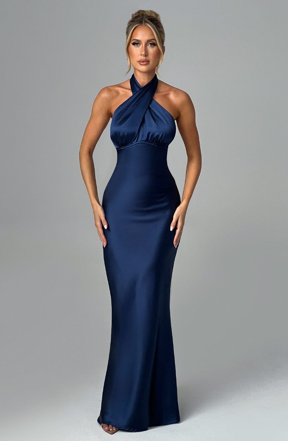 Dimitra Maxi Dress - Navy - Napalia