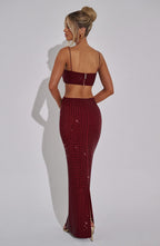 Dimity Top - Wine - Napalia