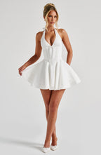 Doris Mini Dress - Ivory - Napalia