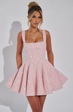 Dorothy Mini Dress - Blush - Napalia