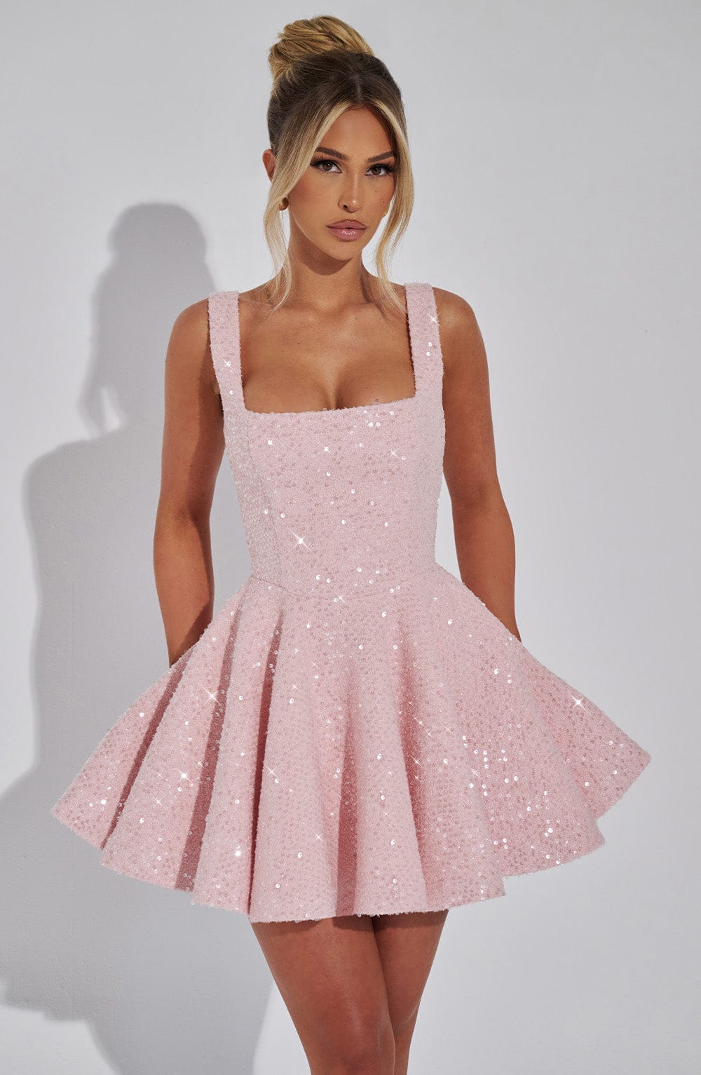 Dorothy Mini Dress - Blush - Napalia